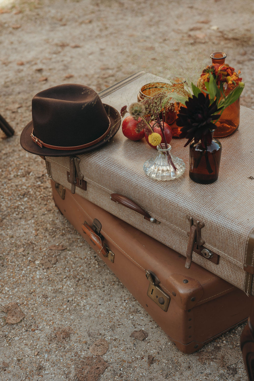 grande valise à carreaux