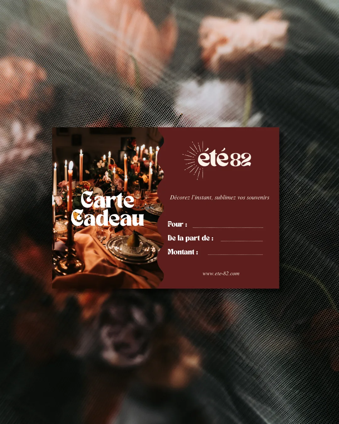 Carte cadeau - ÉTÉ 82